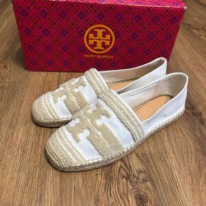 Tory Burch  NEW espadrilles flats slip on shoes women’s Size 7